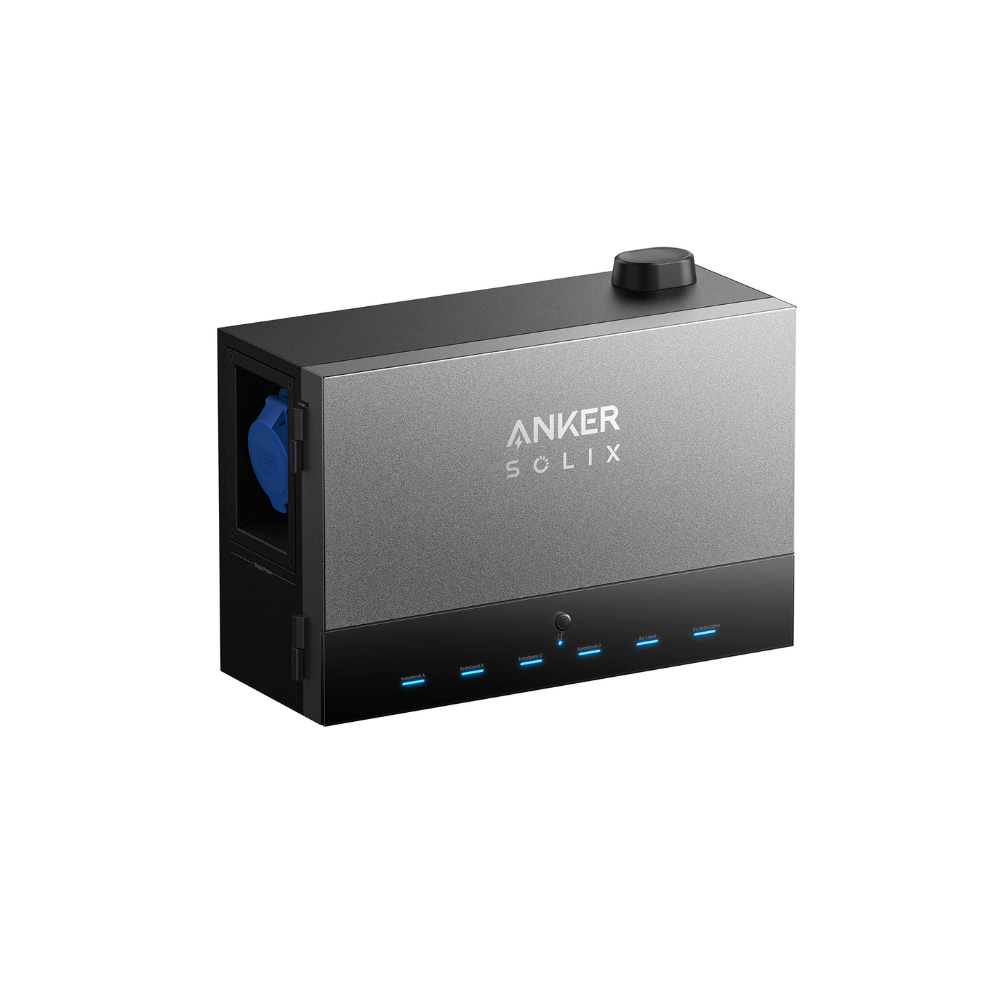 Anker SOLIX Power Dock für Photovoltaik – Bis 16 kW PV, 4,8 kW Einspeisung, Modular erweiterbar, Kompatibel mit Solarbank 2 / 3 Pro, EV-Laden 22 kW, App-Steuerung