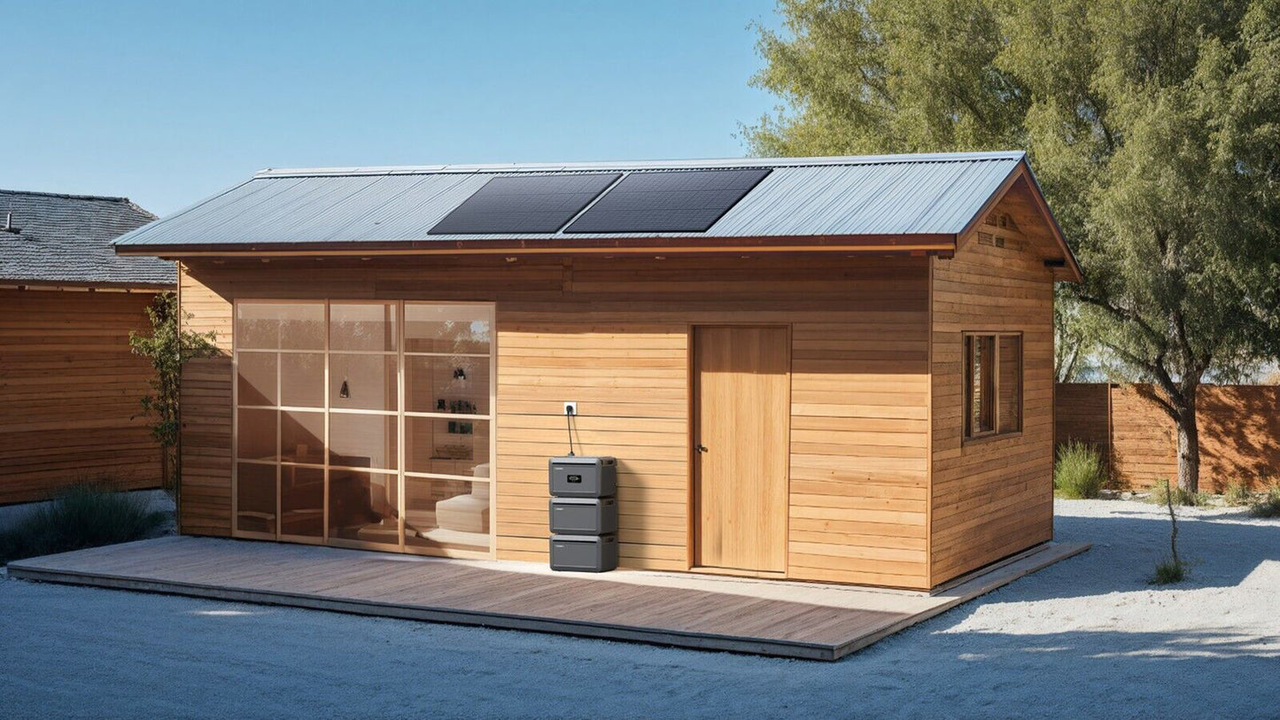 Growatt NEXA 2000 All in one Speicher(2048WH) mit 0/1/2/3 Erweiterungsakku, Einfache Installation, Balkonkraftwerke, IP66