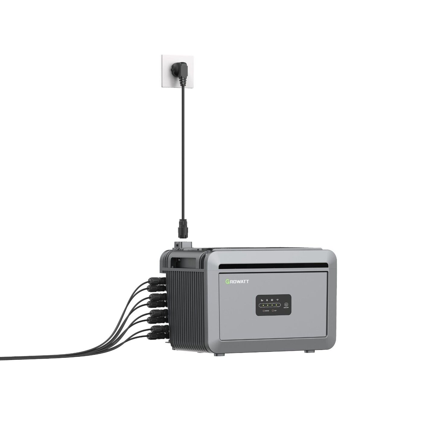 Growatt NEXA 2000 All in one Speicher(2048WH) mit 0/1/2/3 Erweiterungsakku, Einfache Installation, Balkonkraftwerke, IP66