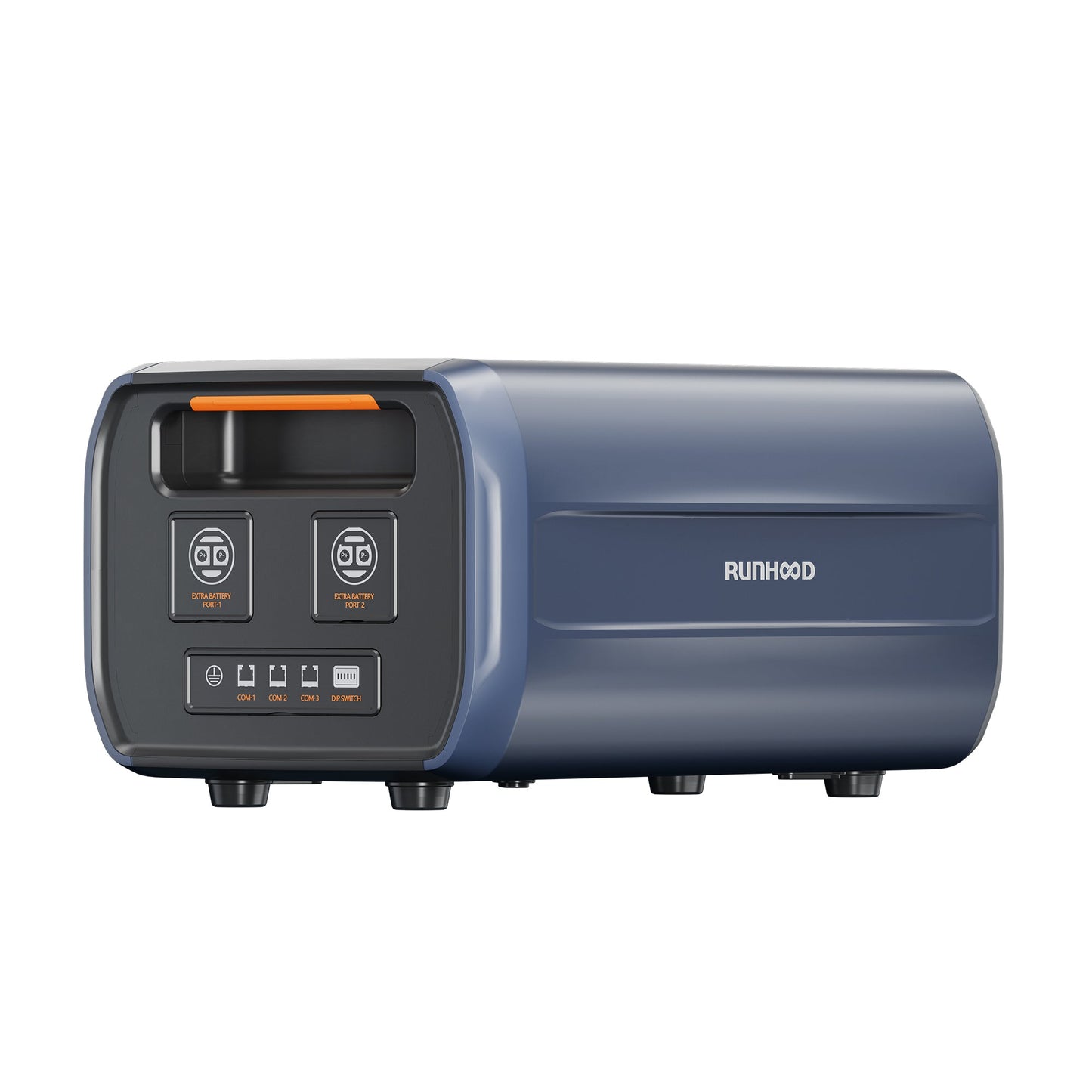 Runhood F2400 Balkonkraftwerkspeicher 2,4 kWh – Erweiterbarer bis 19,2 kWh, AC/DC Laden & Entladen, Notstromversorgung, Mobile Powerstation