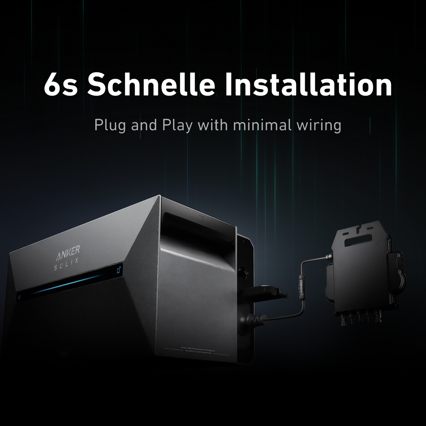 Anker SOLIX Solarbank 2 E1600 AC Speicher 1600Wh LiFePO4 AC-Gekoppelt mit 2 MPPT Solarcontrollern IP65 ohne/mit Smart Meter
