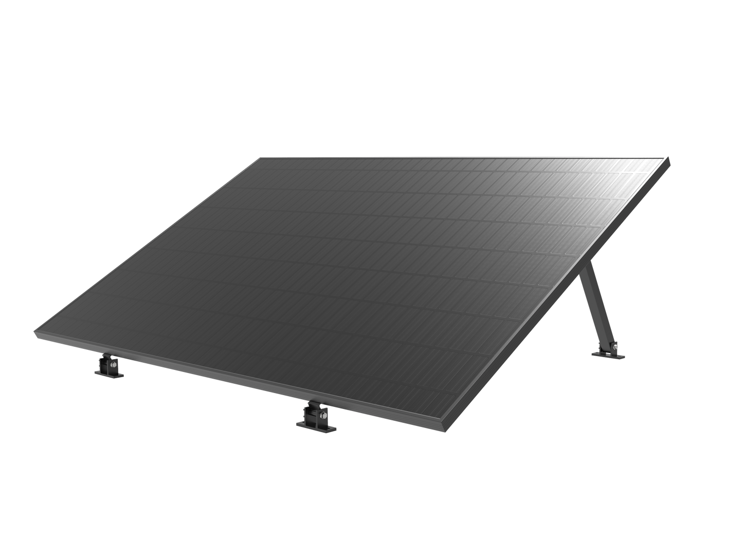 Intellisolaris Solar Panel Halterung 100W-600W Einstellbarer Winkel 10-35° für Flachdach Wand Boden Garage Boot (Edelstahlschrauben Inklusive)