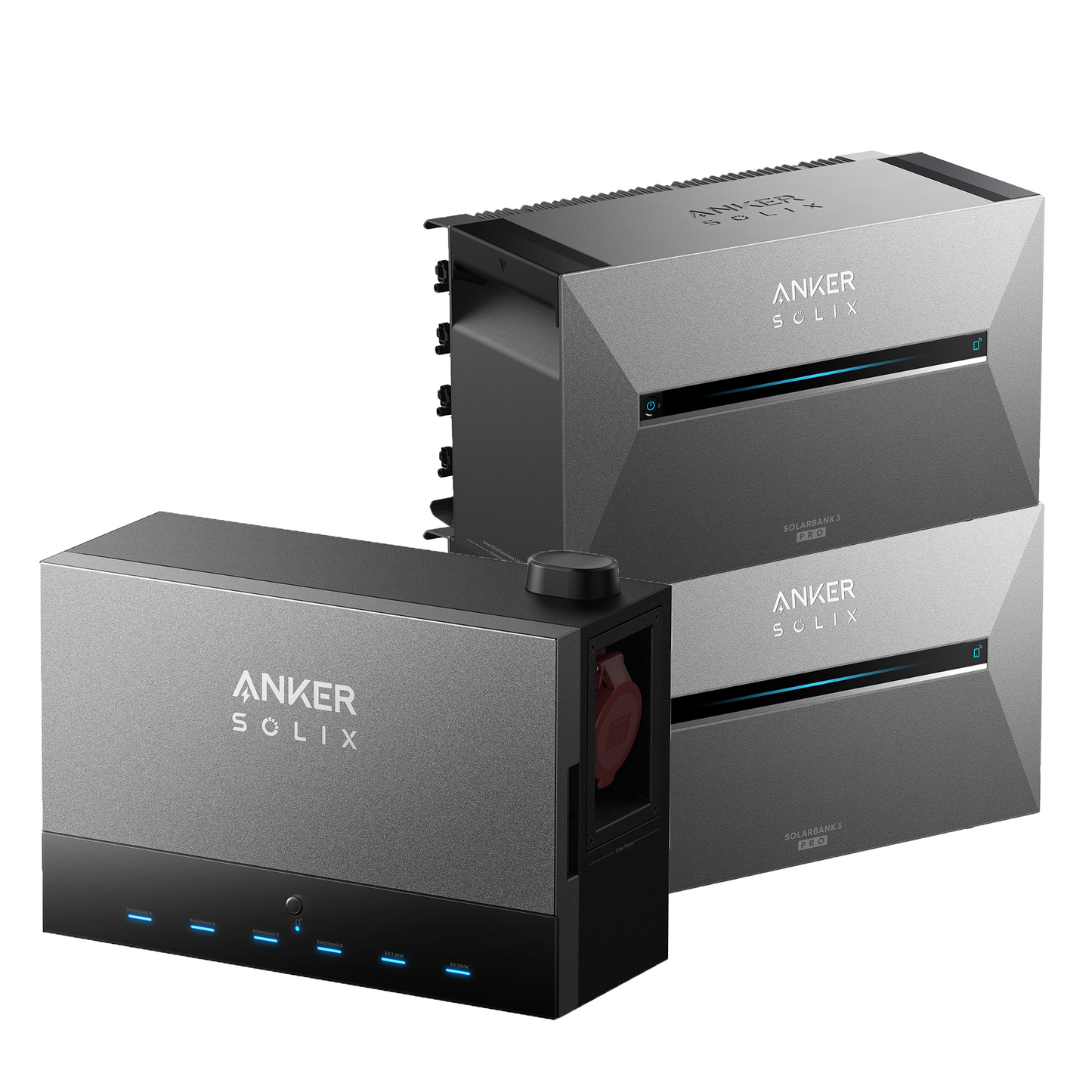 Anker SOLIX Power Dock + 1/2/3 Solarbank 3 E2700 Pro, bis 64,5 kWh, App-gesteuert