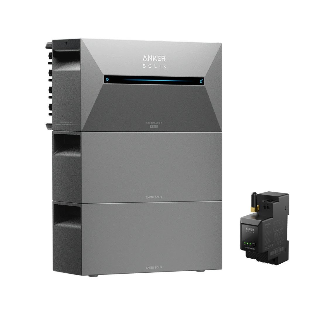 ANKER SOLIX 2 Pro Balkon-Speicher 1,6–9,6 kWh, inkl. Smart Meter, Erweiterungsakku optional