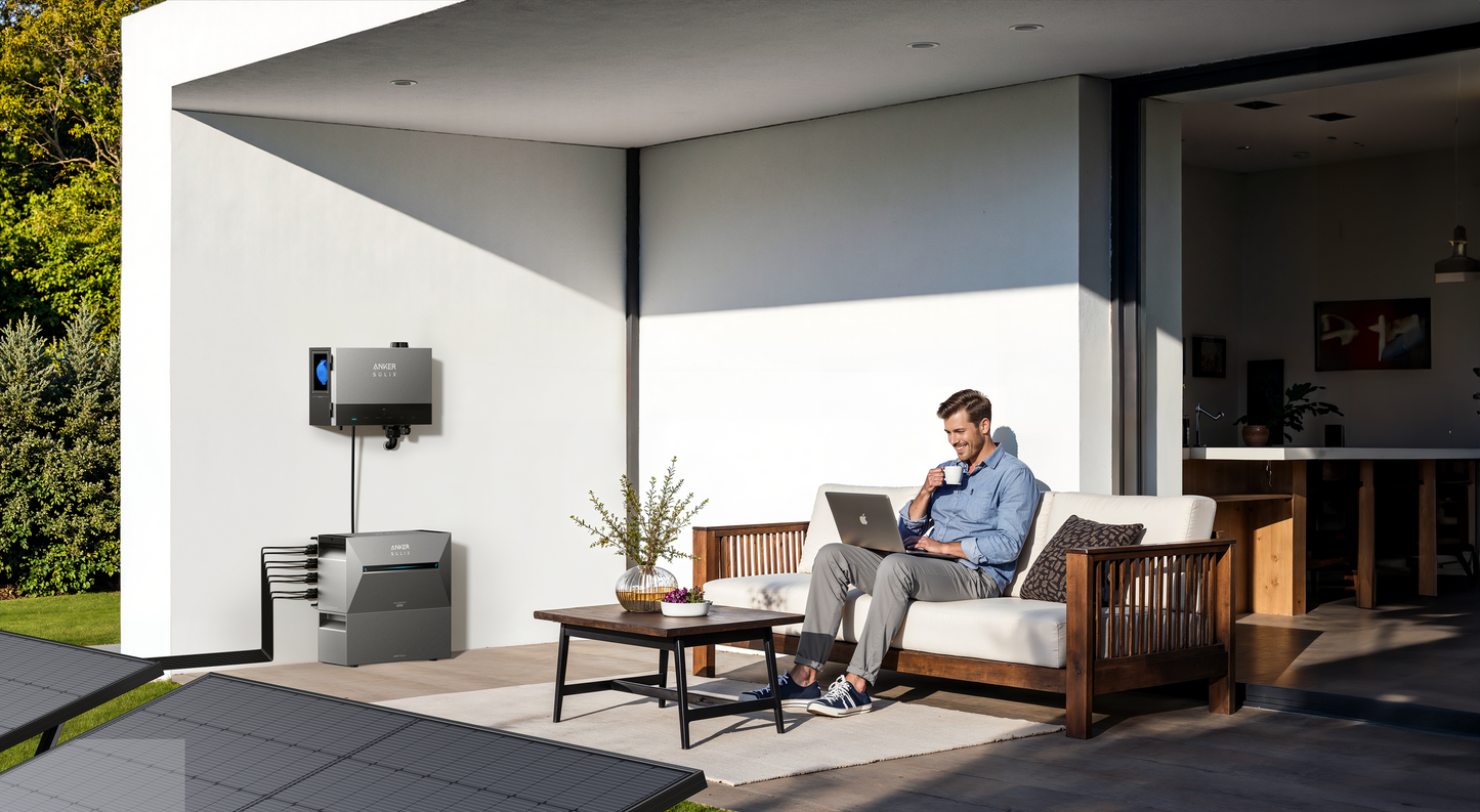 Anker SOLIX Power Dock + 1/2/3 Solarbank 3 E2700 Pro, bis 64,5 kWh, App-gesteuert
