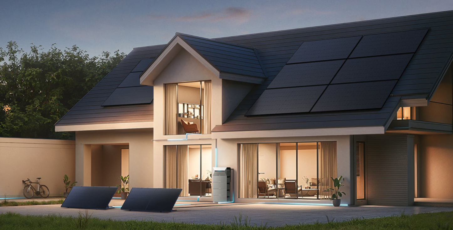 Anker SOLIX 4000W Balkonkraftwerk + Solarbank 3 Pro, 8×500W Module, Halterung optional