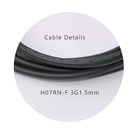 AC Kabel Anschlusskabel 3m/5m/10m, Betteri BC01 auf Schuko Stecker, für Mikrowechselrichter PV-Anlagen, IP44