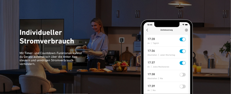 Anker SOLIX Smart Plug – Intelligenter WLAN/Bluetooth Stecker für Solarbank 2 Serie
