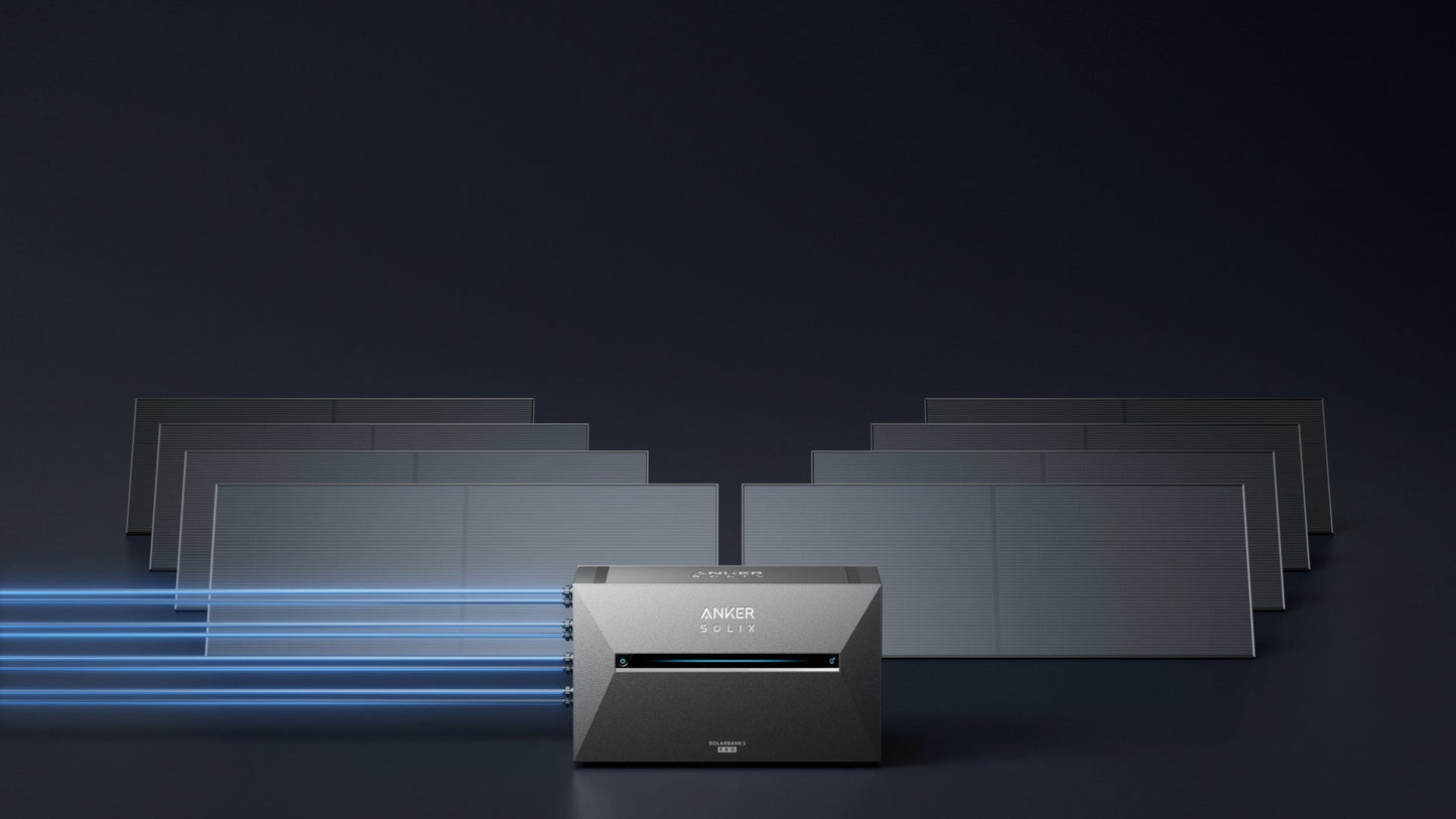 Anker SOLIX 3 Pro 880W Balkonkraftwerk mit 2×440W Modulen, Smart Meter, Halterung optional, IP65