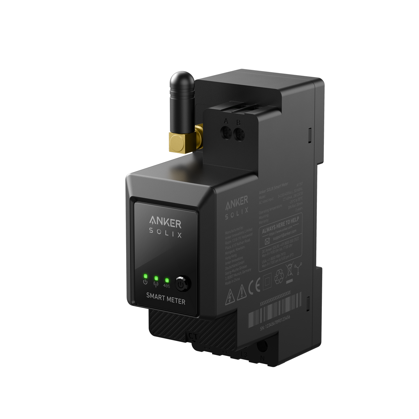 Anker SOLIX Smart Meter für Solarbank 2 E1600 – Echtzeitüberwachung WLAN/Bluetooth