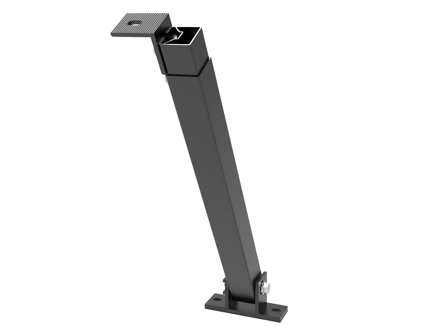 Intellisolaris Solar Panel Halterung 100W-600W Einstellbarer Winkel 10-35° für Flachdach Wand Boden Garage Boot (Edelstahlschrauben Inklusive)