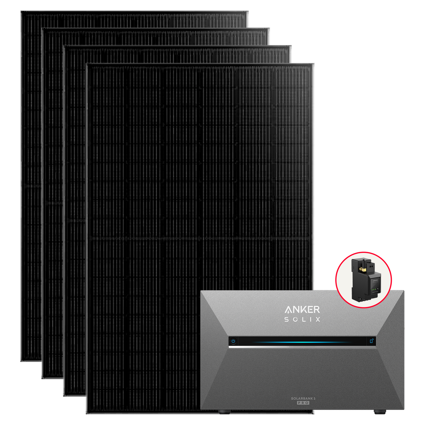 Anker SOLIX Solarbank 3 Pro 1760W Balkonkraftwerk mit Smart Meter, BP2700 optional, IP65