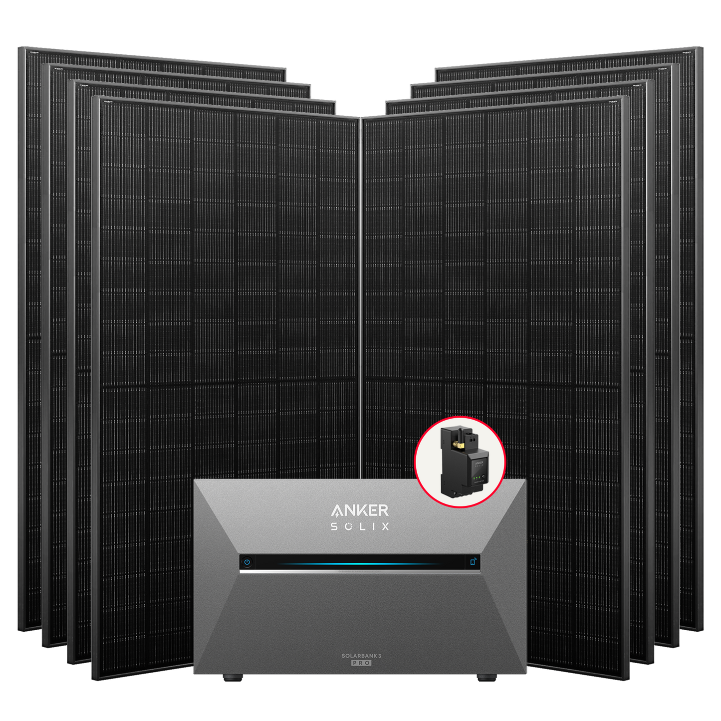 Anker SOLIX Solarbank 3 Pro 3560W Balkonkraftwerk mit Smart Meter, BP2700 optional, IP65