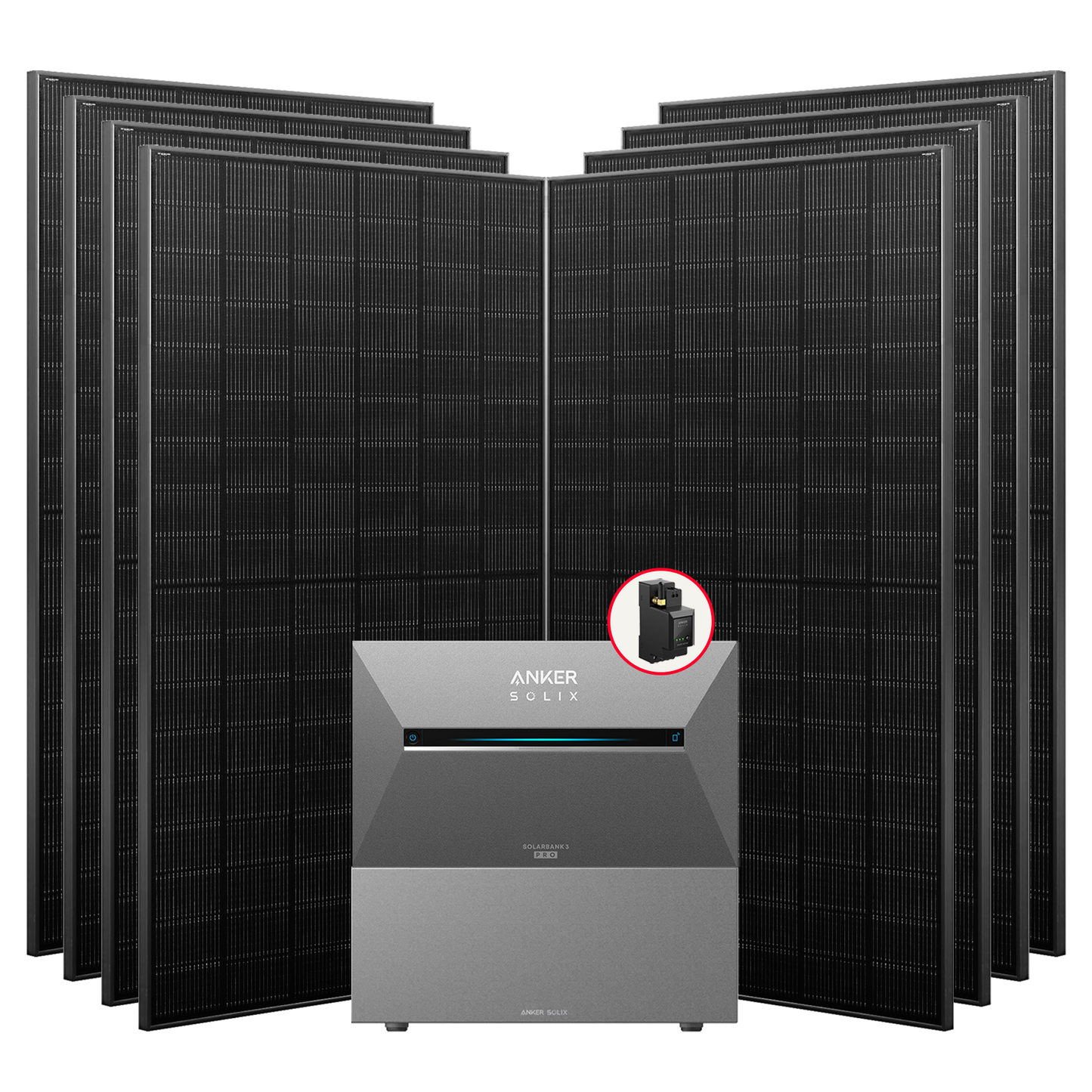 Anker SOLIX Solarbank 3 Pro 3560W Balkonkraftwerk mit Smart Meter, BP2700 optional, IP65