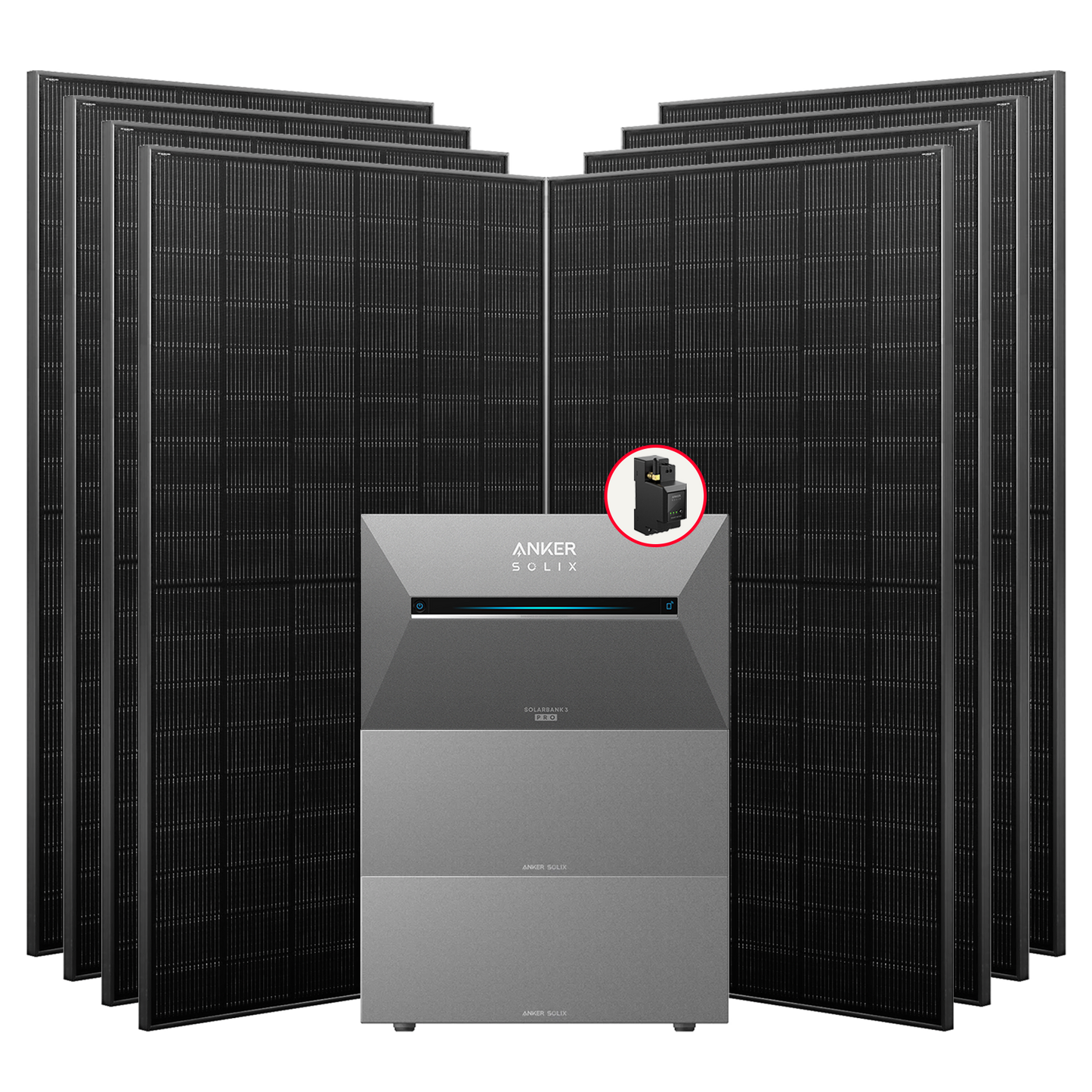 Anker SOLIX Solarbank 3 Pro 3560W Balkonkraftwerk mit Smart Meter, BP2700 optional, IP65