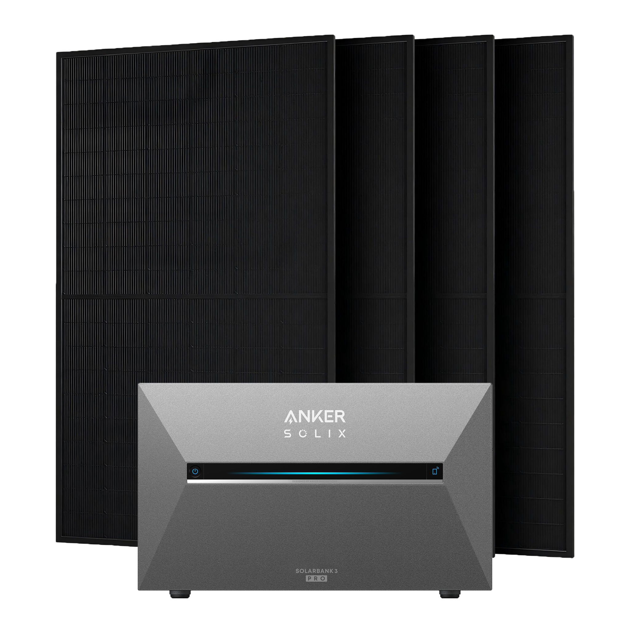 Komplettpaket mit 4 Solarmodulen