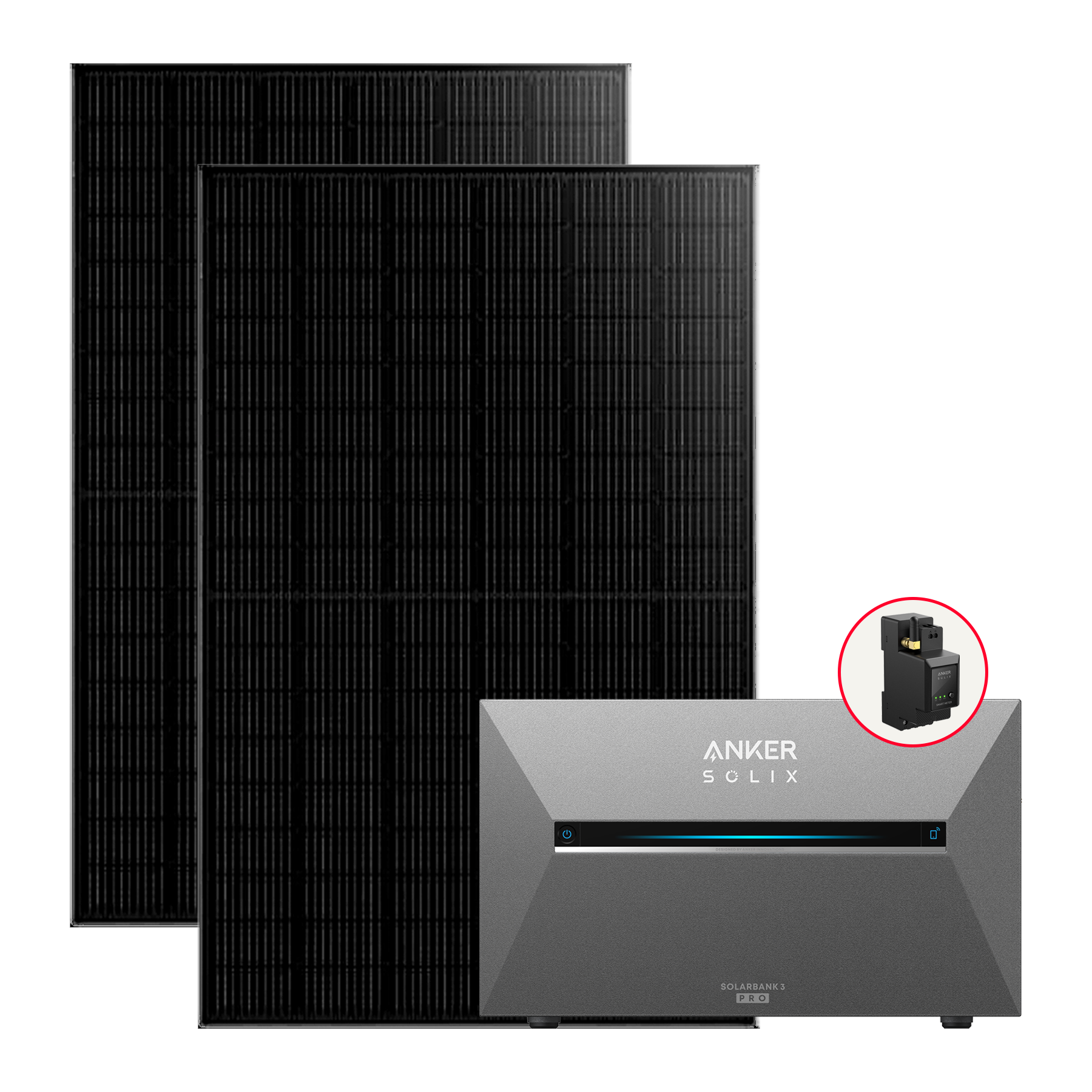 Komplettpaket mit 2 Solarmodulen