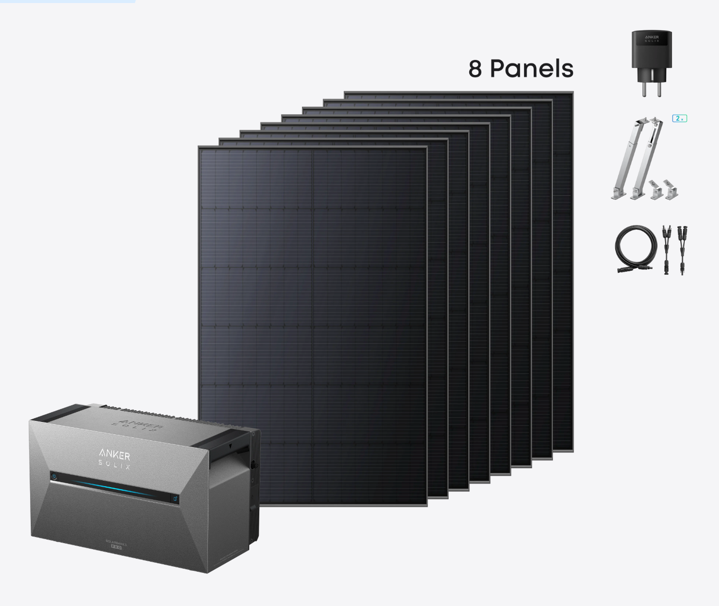 Balkonkraftwerk komplettes Set