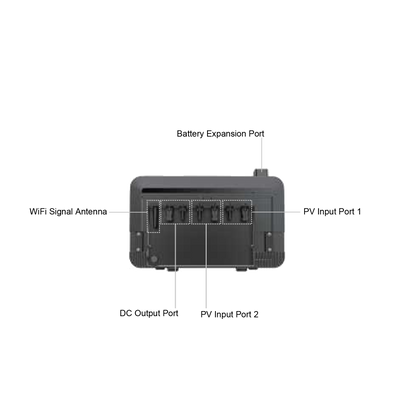 Growatt NOAH 2000 Solarspeicher 2048Wh LiFePO4 mit 1800W PV-Eingang, Smart App Control, IP66, für Balkonkraftwerke