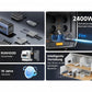 Runhood F2400 Balkonkraftwerkspeicher 2,4 kWh – Erweiterbarer bis 19,2 kWh, AC/DC Laden & Entladen, Notstromversorgung, Mobile Powerstation - IntelliSolaris
