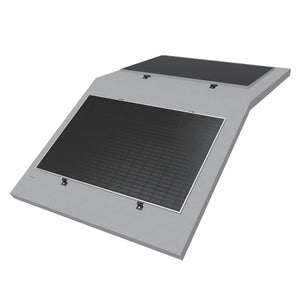 PV-Dachhalterung Railless Montagesystem für geneigte Bitumen- & Metalldächer – Korrosionsbeständig, Montagezubehör (1 Paar)