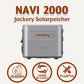 Jackery Navi 2000 Solarpeicher für Balkonkraftwerk, 2048WH, Erweiterbar auf 8192 Wh IP65 ohne/mit Navi 2000 Zusatzakku - IntelliSolaris
