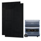 Runhood Balkonkraftwerk 1.000 W/2.000 W mit 2,4 kWh All-in-One F2400 Speicher