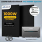 Anker Solix 1000W Balkonkraftwerke mit Solarbank 3 Pro, 2×500W Module
