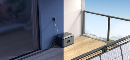 Growatt NEXA 2000 All in one Speicher(2048WH) mit 0/1/2/3 Erweiterungsakku, Einfache Installation, Balkonkraftwerke, IP66