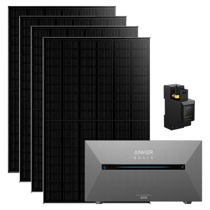 1740W Anker Solix Balkonkraftwerk Solix Solarbank 2 AC E1600 2000W mit Smart Meter IP65