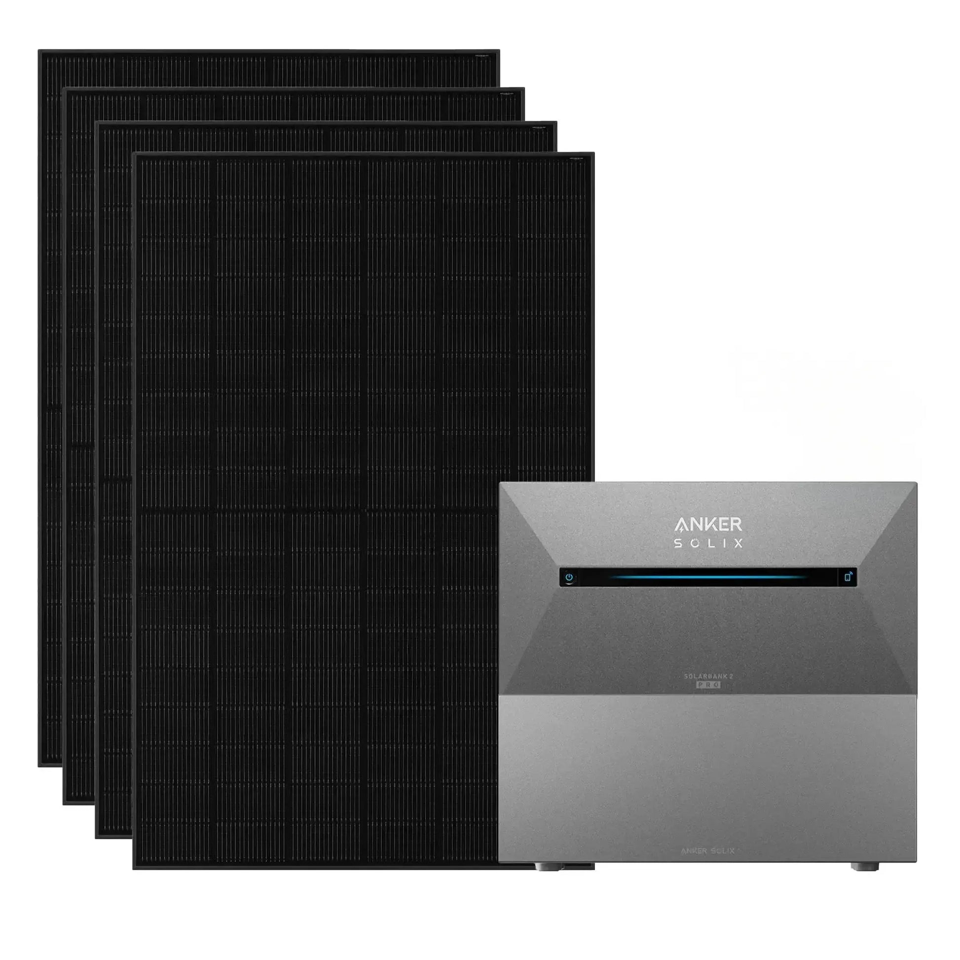 Anker SOLIX 1.820 W Balkonkraftwerk mit Solarbank 2 E1600 Pro 1.600 Wh, IP65 Anker