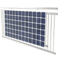 Balkon Einfache SolarModul Halterung Verstellbarer Winkel 0–30° Montageset für Geländer, Vormontiert