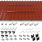Intellisolaris Montagesystem Tile Roof Mounting System Vertikal aus Al6005-T5 & SUS304 für 2 Solar Panels