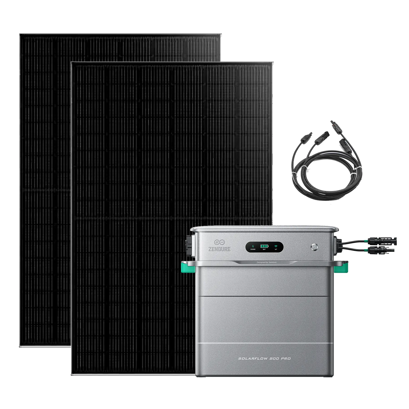 Zendure SolarFlow 800 Pro Balkonkraftwerk 890/1780W inkl. Solarpanels & KI-Management