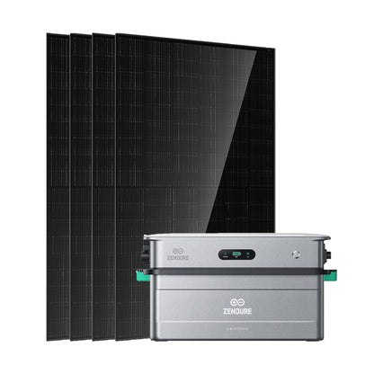 Zendure SolarFlow 2400 AC + AB3000X 2000/4000W Balkonkraftwerk, Effizient & Kostensparend，IP65