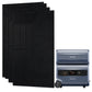Runhood Balkonkraftwerk 1.000 W/2.000 W mit 2,4 kWh All-in-One F2400 Speicher