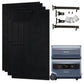 Runhood Balkonkraftwerk 1.000 W/2.000 W mit 2,4 kWh All-in-One F2400 Speicher