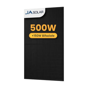 Ja Solar 500W Bifazial Glas-Glas Full Black JAM60D41 LB