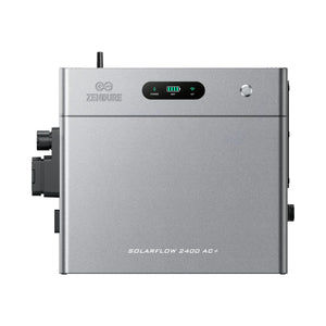 Zendure SolarFlow 2400 AC Plus Balkonkraftwerk – ohne/mit AB3000L Batterie, erweiterbar 2,88–16,8 kWh, bidirektionaler AC-Ausgang bis 2400 W, Plug und Play