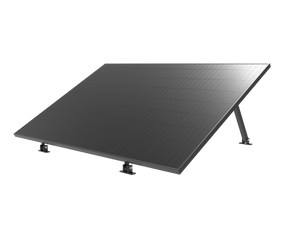 Intellisolaris Solar Panel Halterung 100W-600W Einstellbarer Winkel 10-35° für Flachdach Wand Boden Garage Boot (Edelstahlschrauben Inklusive)