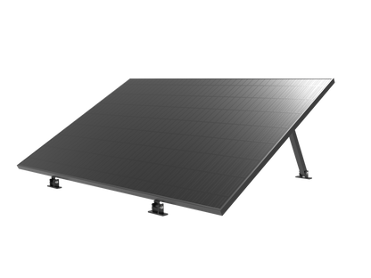 Intellisolaris Solar Panel Halterung 100W-600W Einstellbarer Winkel 10-35° für Flachdach Wand Boden Garage Boot (Edelstahlschrauben Inklusive)