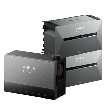 Anker SOLIX Power Dock + 1/2/3 Solarbank 3 E2700 Pro, bis 64,5 kWh, App-gesteuert
