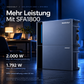 Indevolt SolidFlex 2000 Speicher Set mit SFA1800 Zusatzakku, 3584 Wh, 2400 W PV-Eingang, 4 MPPT, 2000 W AC-Ausgang, inkl. gratis Smart Plug