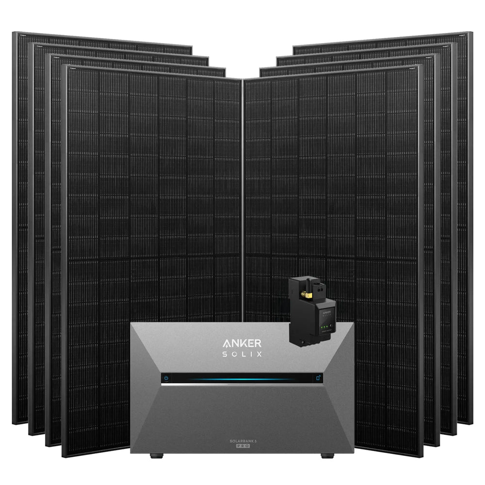Anker SOLIX Solarbank 3 Pro 3.640 W Balkonkraftwerk mit Smart Meter, IP65 Anker