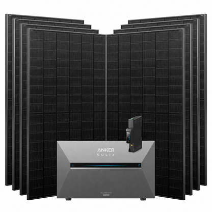Anker SOLIX Solarbank 3 Pro 3.640 W Balkonkraftwerk mit Smart Meter, IP65