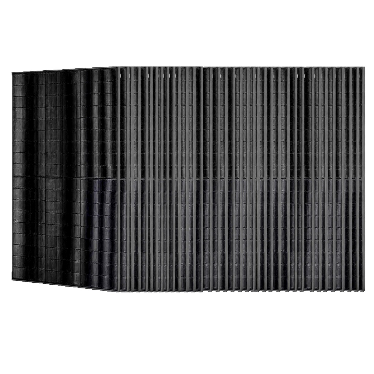 SolarSpace SSA-54HDB 500W N-Typ Bifaziales Doppelglas Solarmodul 36 Stück