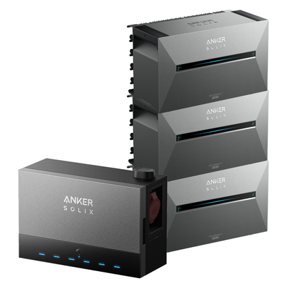 Anker SOLIX Power Dock + 1/2/3 Solarbank 3 E2700 Pro, bis 64,5 kWh, App-gesteuert