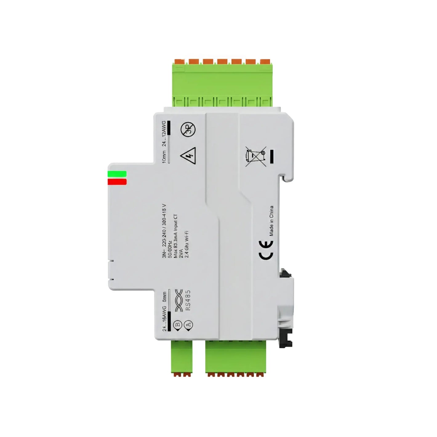 Conow Intelligenter 3-Phasen Stromzähler – Hochpräzise Energieüberwachung, WLAN/Zigbee & Modbus, Echtzeit-Daten für Photovoltaik