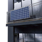 Balkon Einfache SolarModul Halterung Verstellbarer Winkel 0–30° Montageset für Geländer, Vormontiert