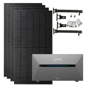 2000W Balkonkraftwerk mit Anker SOLIX E2700 Pro 2700WH, Halterung optional - IntelliSolaris